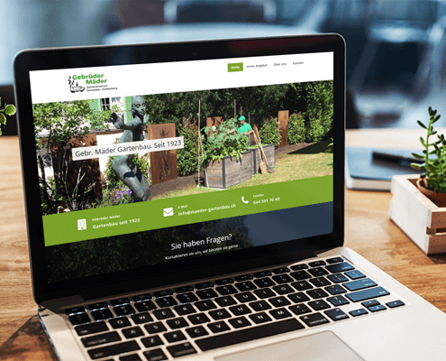 Mockup Webseite-für-Gartenbau